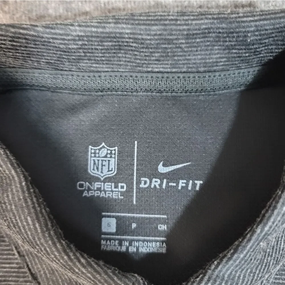 Nike NFL On Field Bengals Polo Shirt Men’s Sz M Dri-FIT ColorDry Sideline Gray